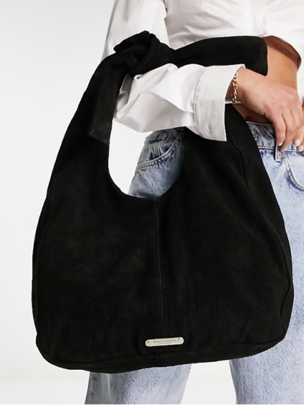 Bolongaro Trevor Genuine Suede Shoulder Bag - Picture 7 of 7